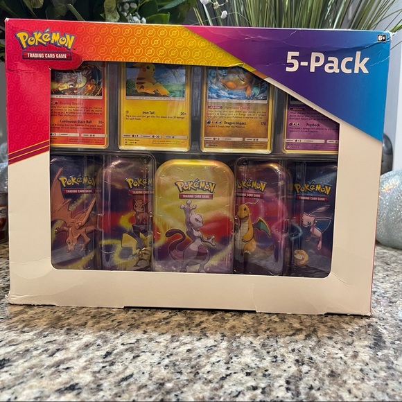 Pokemon 5-Pack Kanto Power Mini Tin Box - Picture 1 of 5